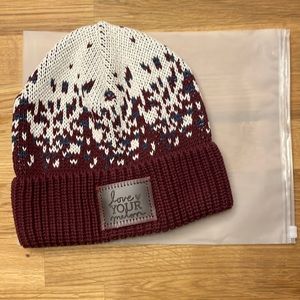 NWT Love Your Melon Fair Isle Cuff Hat